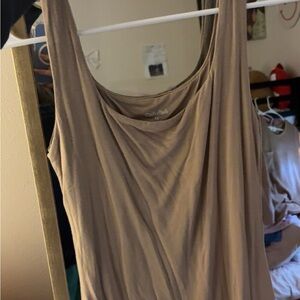 Brown Sleeveless Top